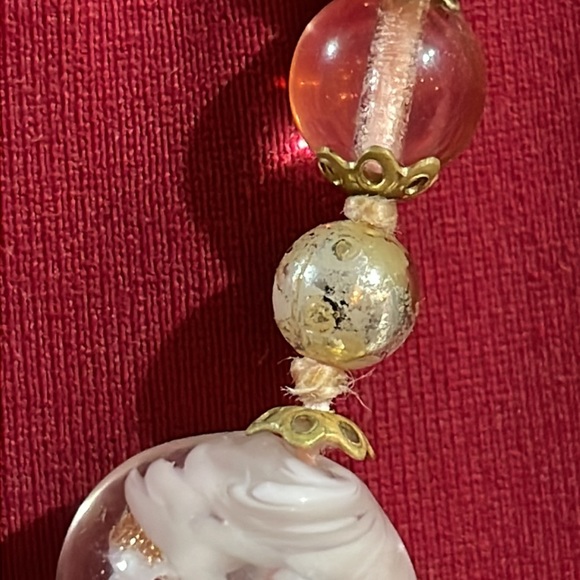 Vintage Glass Beaded necklace. Some wear on some of the spacer beads. - Picture 6 of 6